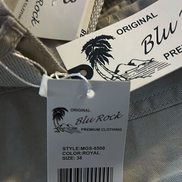 Blu Rock Cargo Shorts Men’s Size 38 Tan – Utility Pockets Outdoor Casual - Picture 5 of 6